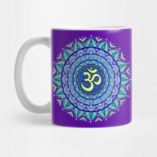 Glowing Om Mandala Mug